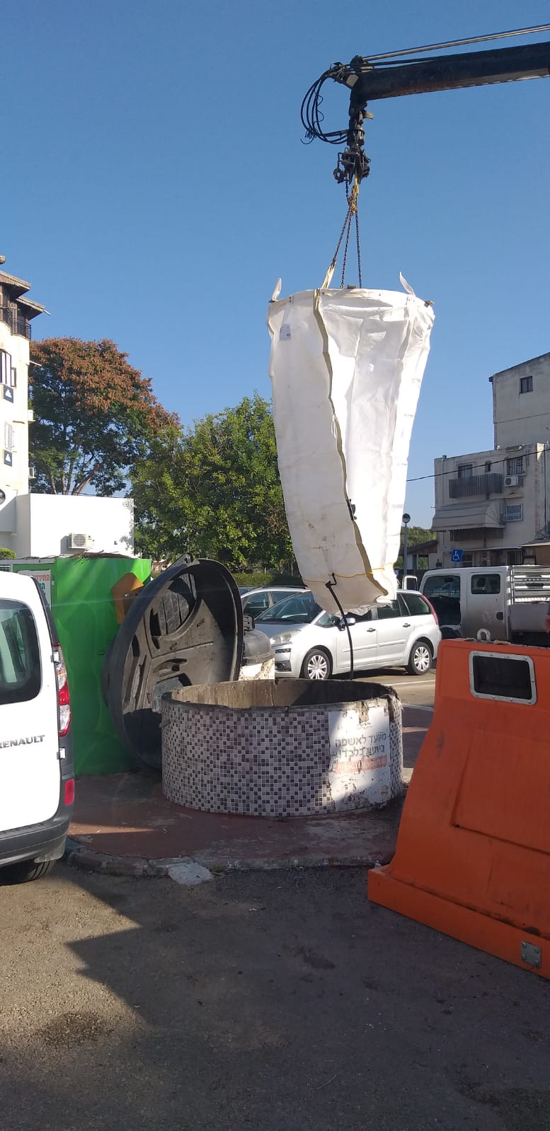 איסוף אשפה מהטמונים