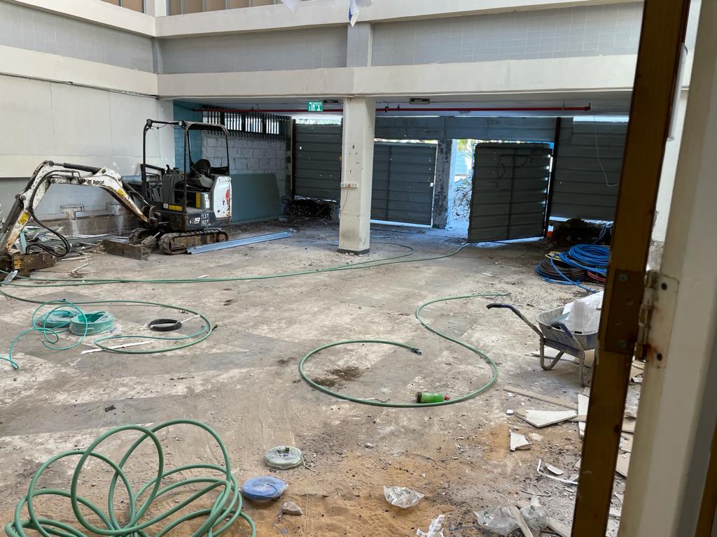 עבודות השיפוץ 