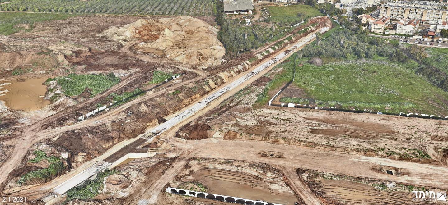 מובל הניקוז באור יהודה 