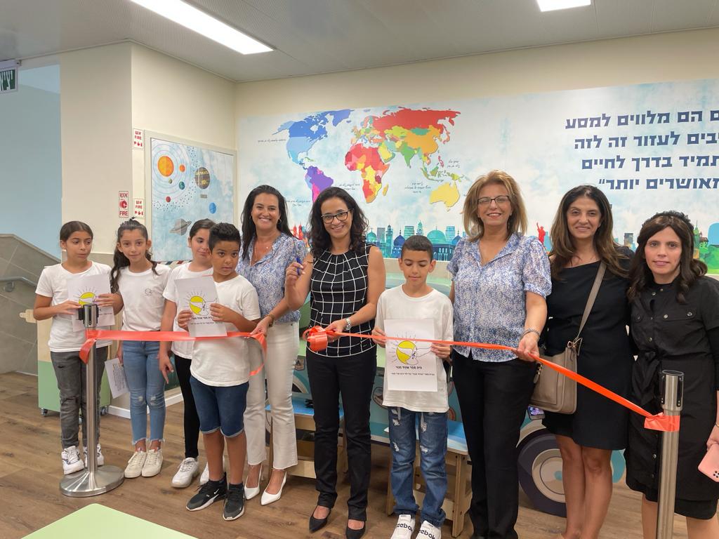 חנוכת מרחב הלימוד באהוד מנור