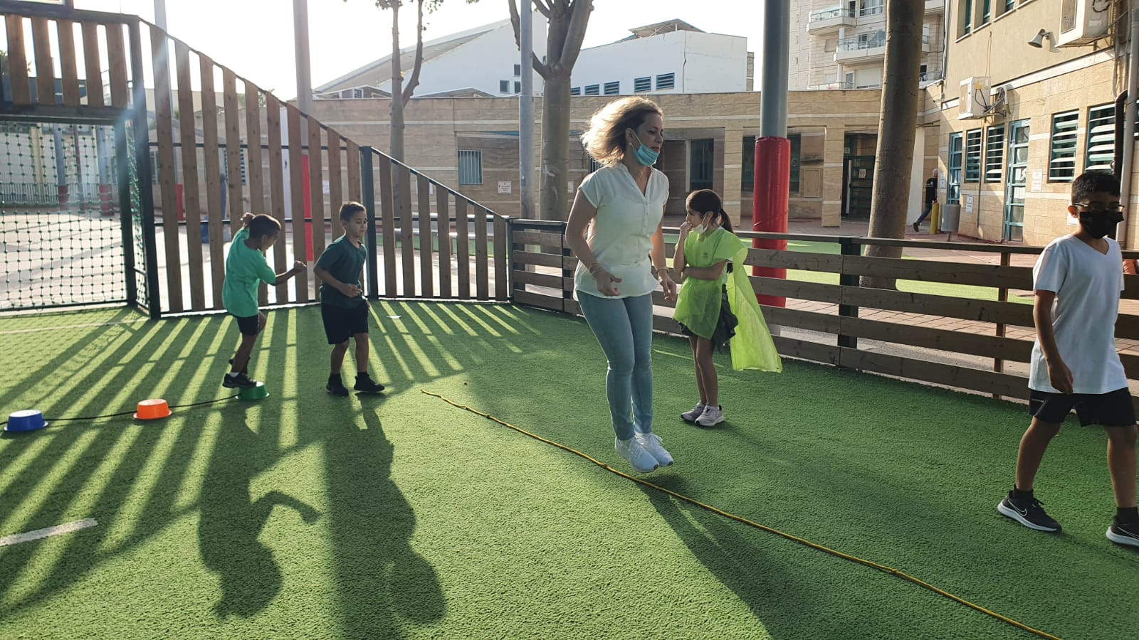 פעילויות ספורט מגוונות נערכו במרחבי בית הספר 