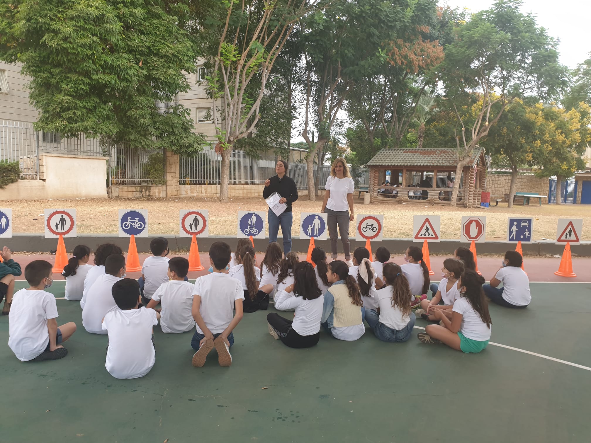 בבתי הספר התקיימו הפסקות פעילות בנושא זהירות בדרכים