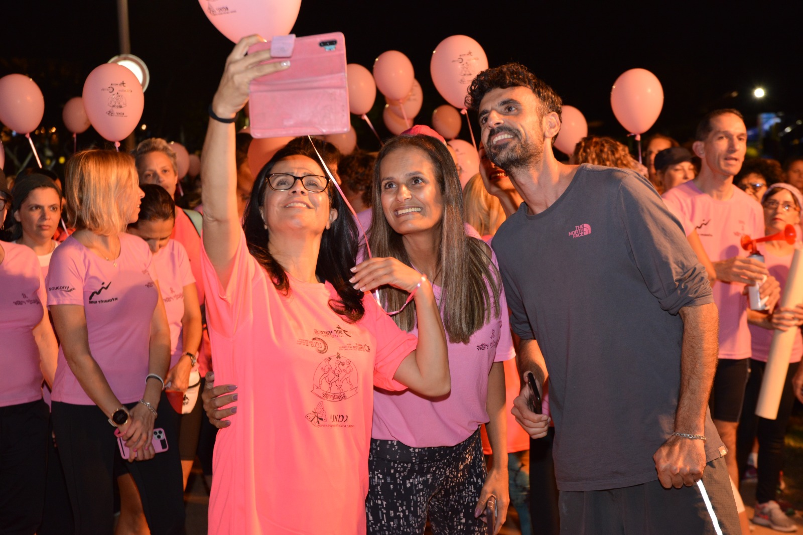 ראש העיר ליאת שוחט עם אלירן אליה ושרית צאיג