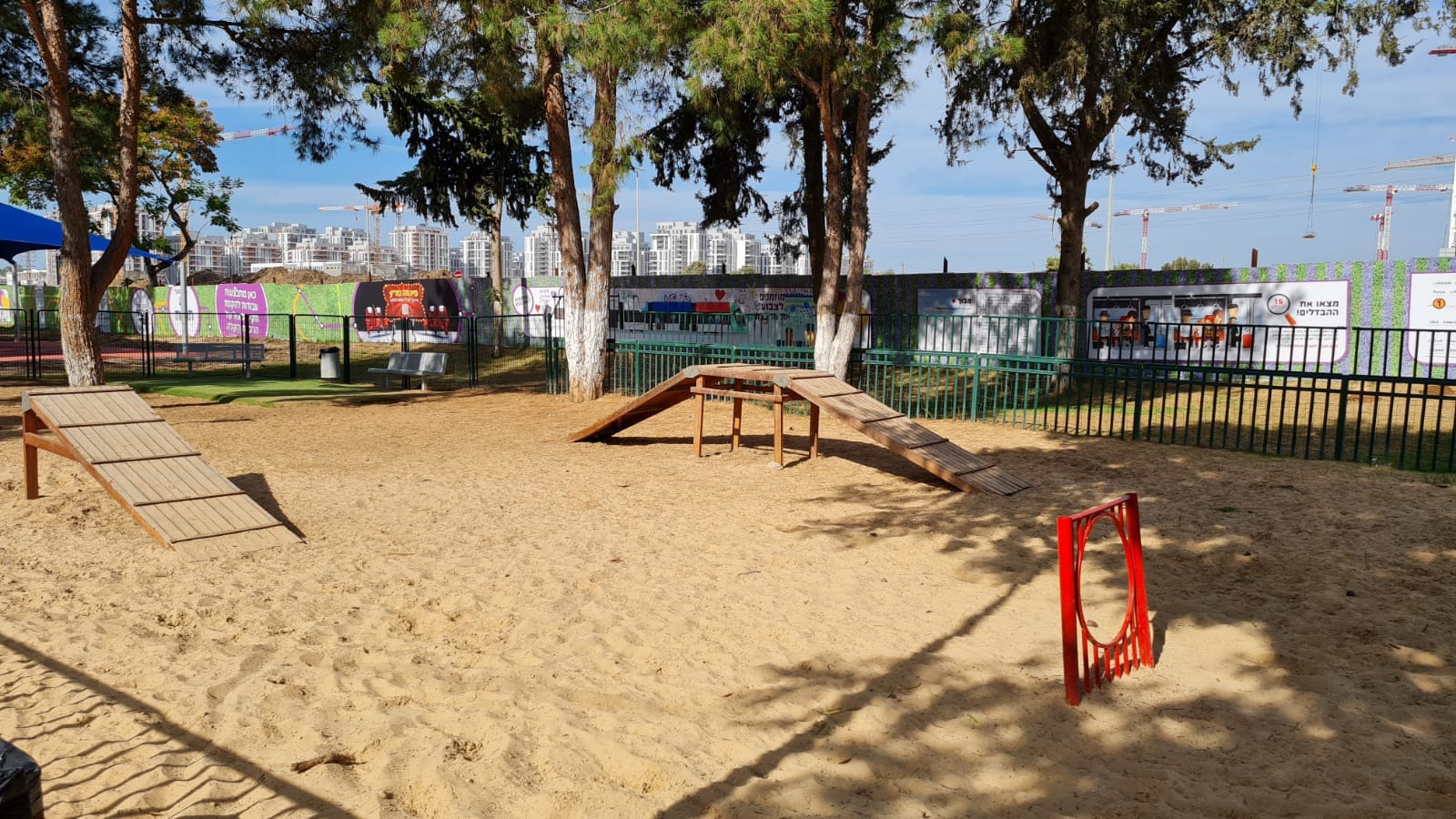 פיתוח מחדש של פארק קנדה שמרביתו הופקע זמנית לטובת הרכבת הקלה