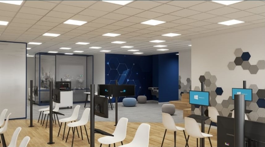 הדמיה. כך יראה אחד החדרים במרכז החדש