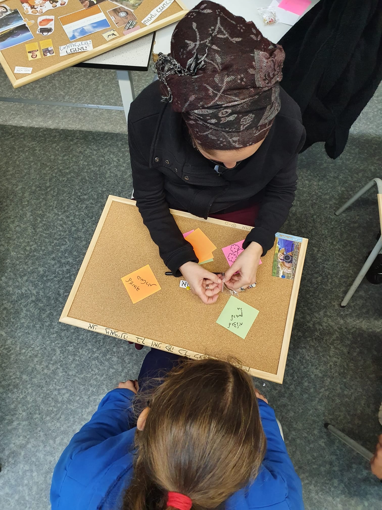 במפגש הפתיחה, האימהות והבנות יצרו שפה משותפת וקיבלו כלים לתמוך ולפרגן האחת לשנייה