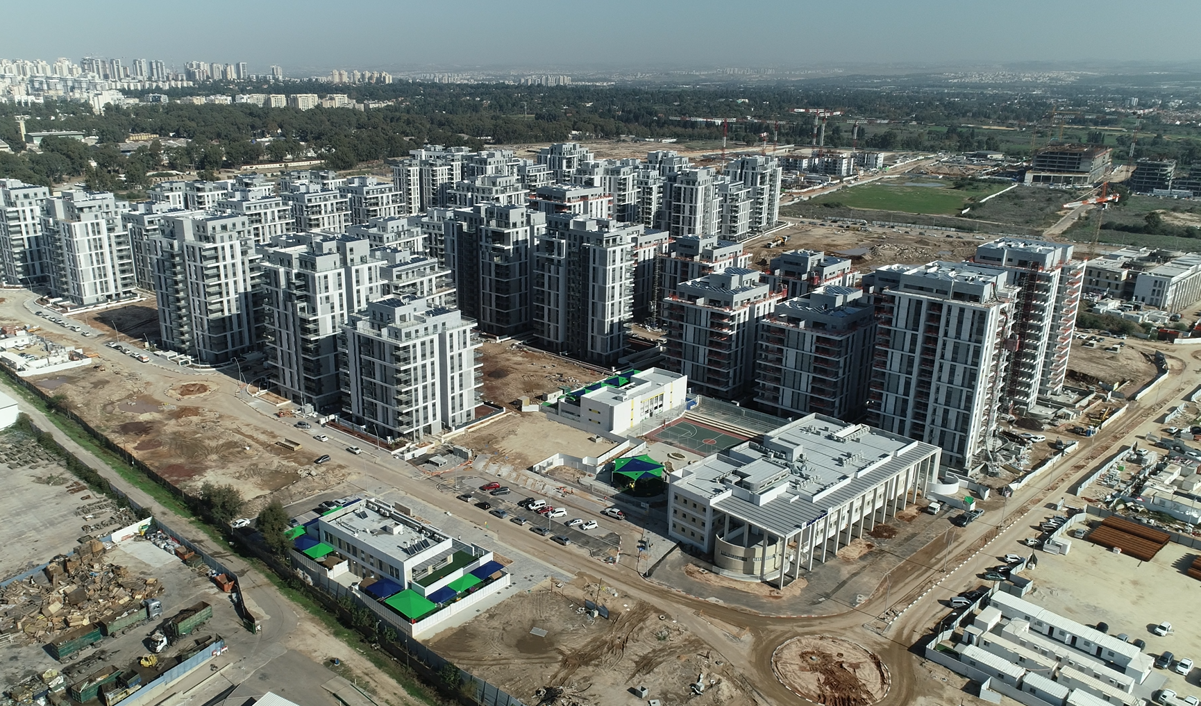 שכונת בית בפארק - אחת משתי השכונות החדשות המוקמות בימים אלה באור יהודה