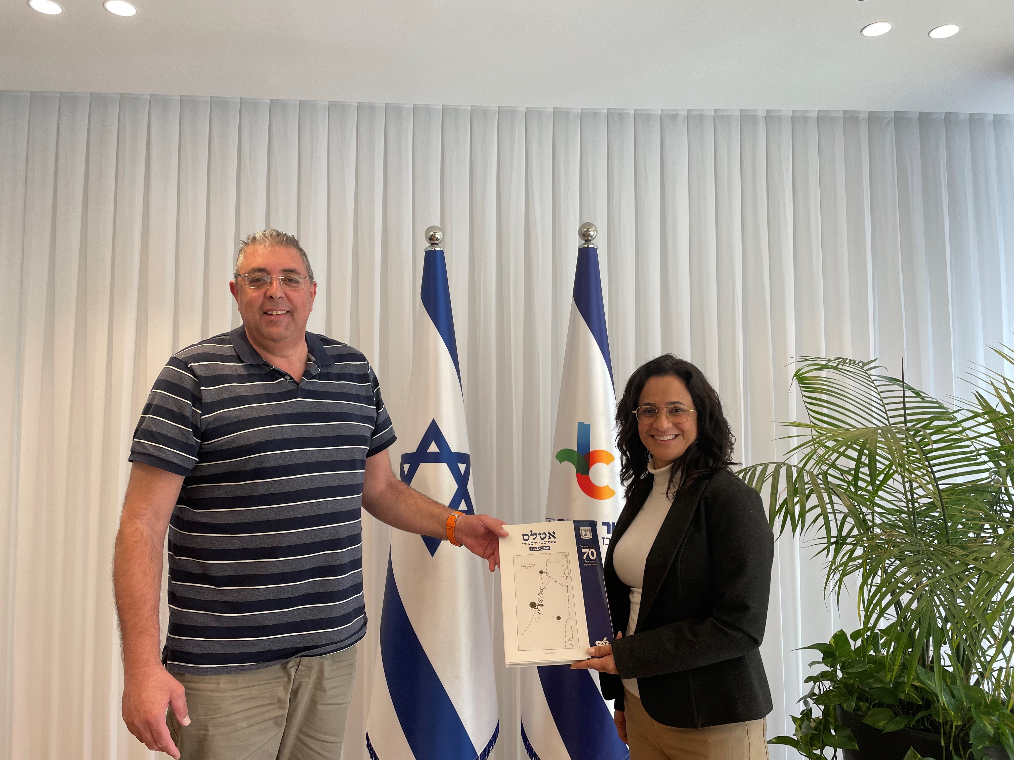  ראש עיריית אור יהודה, ליאת שוחט וצוותה נפגשו עם הנהלת מפקד האוכלוסין