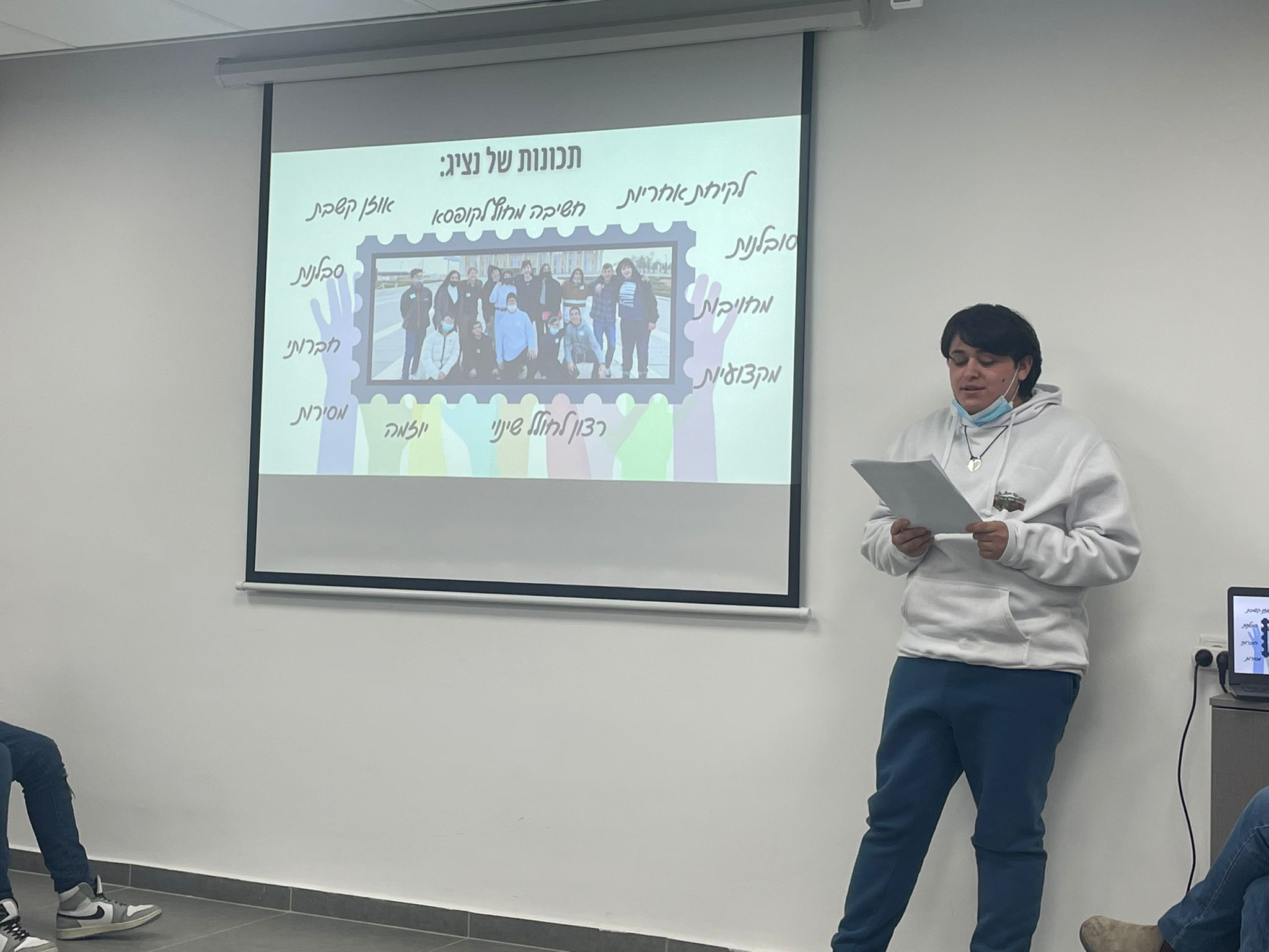 חברי מועצת הנוער הציגו סקר שקידמו כדי להכיר את הצרכים של בני הנוער בעיר