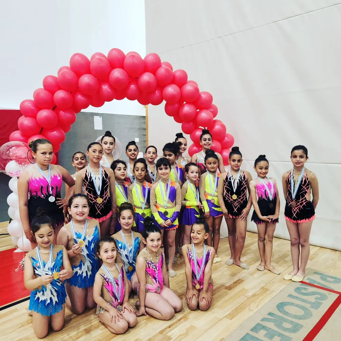 המתעמלות מאור יהודה גרפו הישגים יפים כחלק מההכנה להמשך עונת התחרויות