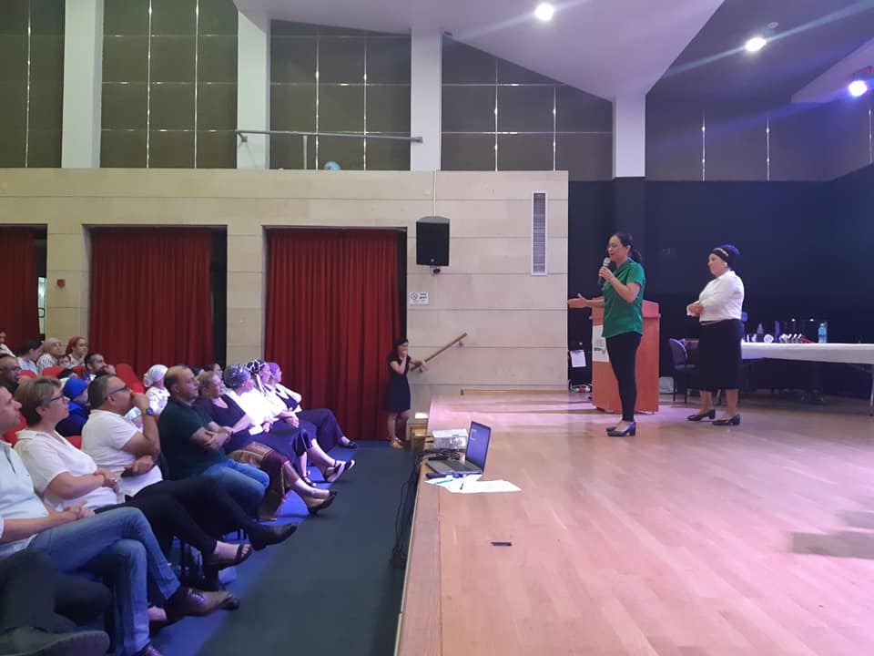 במהלך הערב הציגו הפעילים נושאים שנלמדו במהלך הקורס