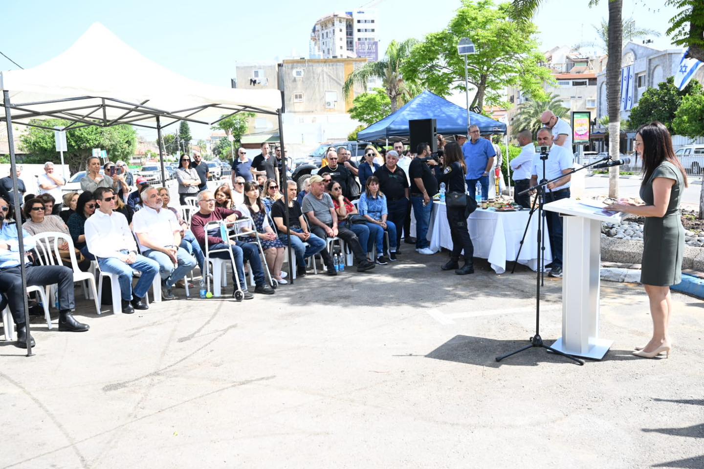 בטקס מרגש נחנכה הכיכר החדשה לזכרם של שוטרים תושבי אור יהודה שנתנו את חייהם למען תושבי העיר ולהגנת המדינה