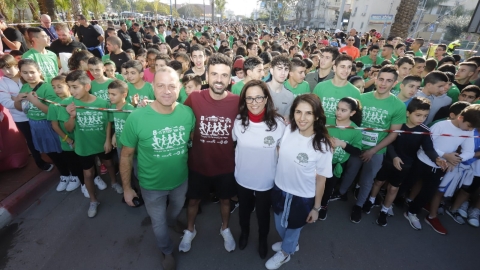 ליאת שוחט וסגני ראש העיר לפני ההזנקה.jpeg