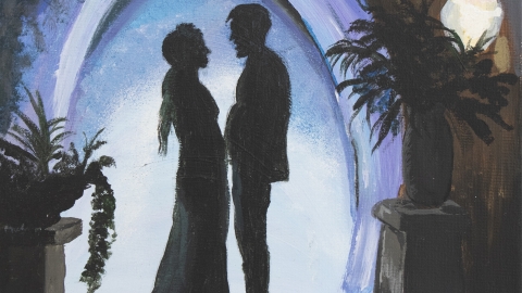 יעל זבורוב החתונה אקריליק.jpg