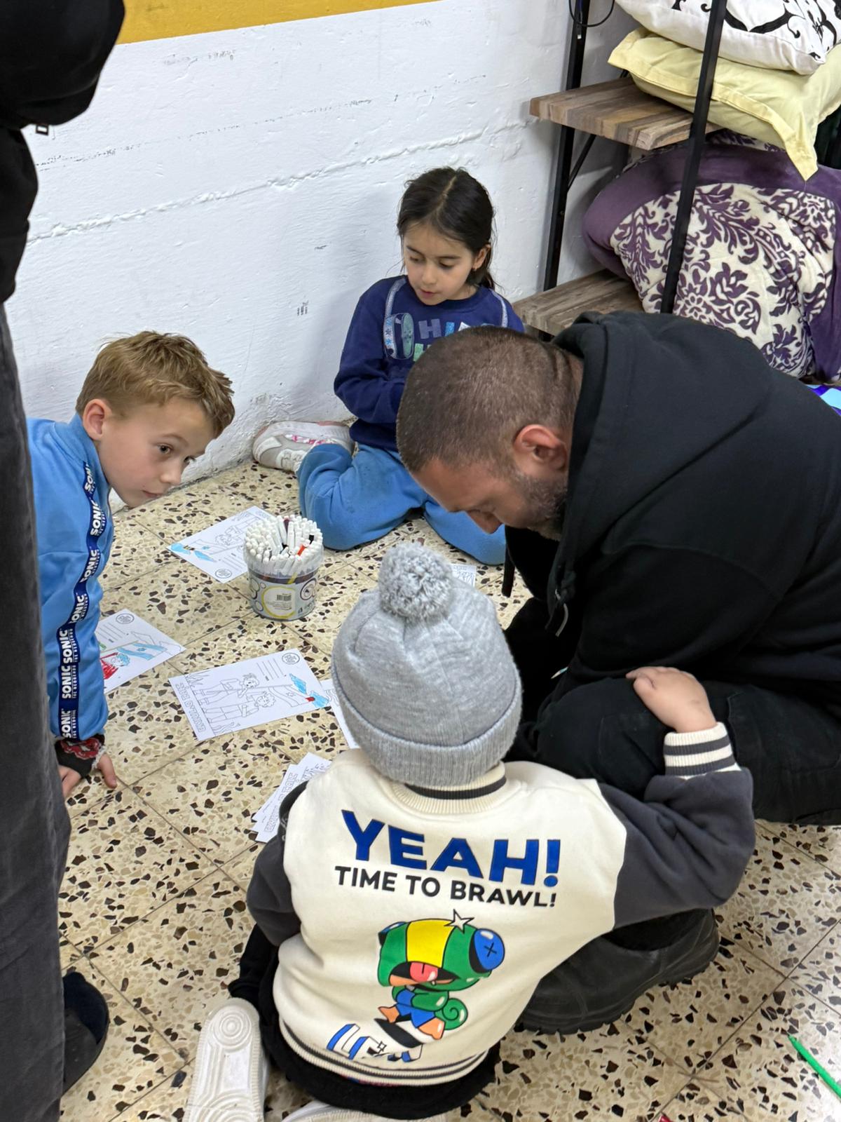 פעילות הפגתית במקלטים